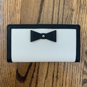 Kate Spade Spencer Slim Bifold With Bow